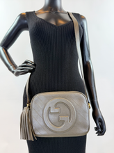 GUCCI DIAGONAL STITCHED BLONDIE IN KHAKI BROWN