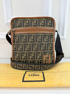 FENDI FF ZUCCA CROSSBODY BAG