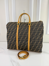 FENDI VINTAGE ZIP TRAVEL TOTE