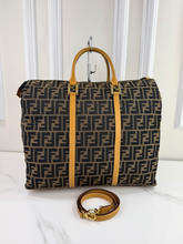 FENDI VINTAGE ZIP TRAVEL TOTE