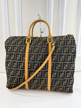 FENDI VINTAGE ZIP TRAVEL TOTE