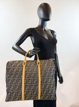 FENDI VINTAGE ZIP TRAVEL TOTE