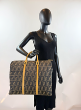 FENDI VINTAGE ZIP TRAVEL TOTE