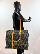 FENDI VINTAGE ZIP TRAVEL TOTE