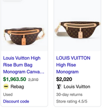 LOUIS VUITTON HIGH RISE BUMBAG