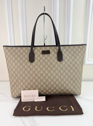 GUCCI GG SUPREME XL JOY TOTE NEW MODEL