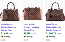 LOUIS VUITTON BRITTANY TAURILLON MAGNOLIA DE