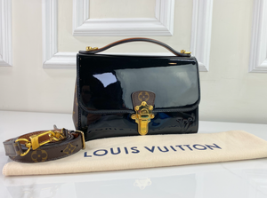 LOUIS VUITTON CHERRYWOOD BB BLACK PATENT CROSSBODY
