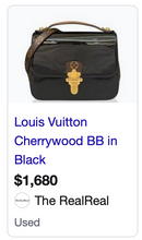LOUIS VUITTON CHERRYWOOD BB BLACK PATENT CROSSBODY