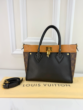 LOUIS VUITTON ON MY SIDE MM BLACK CALFSKIN MONOGRAM