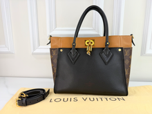 LOUIS VUITTON ON MY SIDE MM BLACK CALFSKIN MONOGRAM