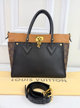LOUIS VUITTON ON MY SIDE MM BLACK CALFSKIN MONOGRAM