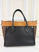 LOUIS VUITTON ON MY SIDE MM BLACK CALFSKIN MONOGRAM