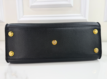 LOUIS VUITTON ON MY SIDE MM BLACK CALFSKIN MONOGRAM