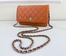 CHANEL CALSSIC CAVIAR QUILTED WOC IN COGNAC