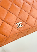 CHANEL CALSSIC CAVIAR QUILTED WOC IN COGNAC