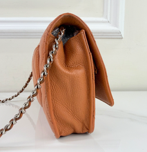 CHANEL CALSSIC CAVIAR QUILTED WOC IN COGNAC