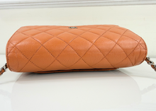 CHANEL CALSSIC CAVIAR QUILTED WOC IN COGNAC