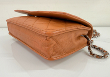 CHANEL CALSSIC CAVIAR QUILTED WOC IN COGNAC