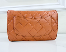 CHANEL CALSSIC CAVIAR QUILTED WOC IN COGNAC