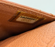 CHANEL CALSSIC CAVIAR QUILTED WOC IN COGNAC