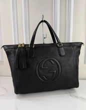 GUCCI SOHO XL WORKING TOTE IN BLACK