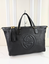 GUCCI SOHO XL WORKING TOTE IN BLACK