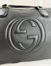 GUCCI SOHO XL WORKING TOTE IN BLACK