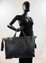 GUCCI SOHO XL WORKING TOTE IN BLACK