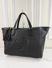 GUCCI SOHO XL WORKING TOTE IN BLACK