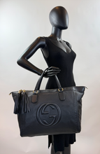 GUCCI SOHO XL WORKING TOTE IN BLACK
