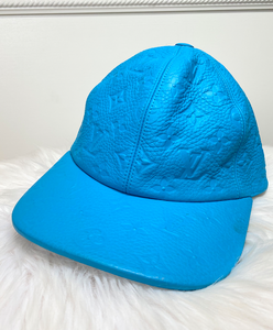 LOUIS VUITTON GOMMATO TAURILLON BLUE LAGOON HAT