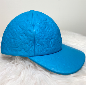 LOUIS VUITTON GOMMATO TAURILLON BLUE LAGOON HAT