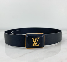 LOUIS VUITTON BELT GOLD/BLACK