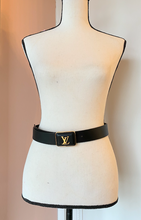 LOUIS VUITTON BELT GOLD/BLACK