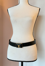 LOUIS VUITTON BELT GOLD/BLACK