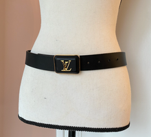 LOUIS VUITTON BELT GOLD/BLACK