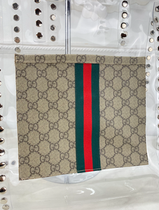 GG CLEAR STUDDED LARGE TOTE