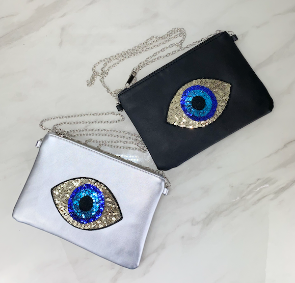 NWT Alice and Olivia Crossbody Clutch cheapest Evil Eye