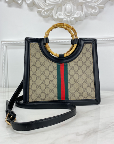 Authentic Repurposed Gucci clear bag