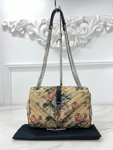 YSL FLORAL TAPESTRY CROSSBODY LIMITED EDITION
