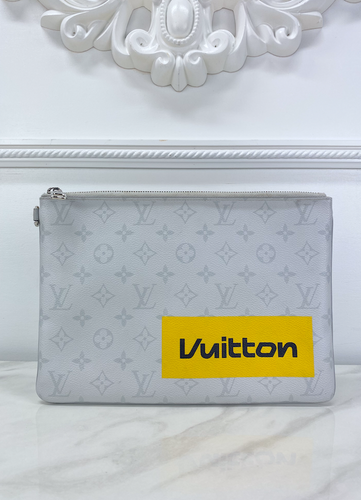 LOUIS VUITTON LOGO STORY LIMITED EDTION POUCH GM